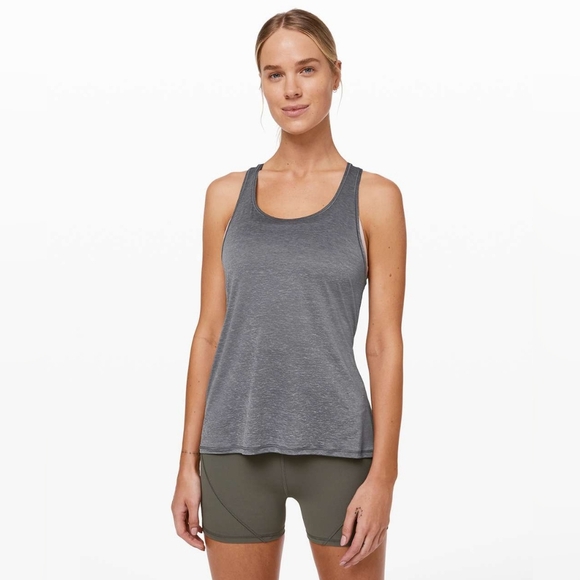 Lululemon Reenergized 2-in-1 Tank Solar Grey / Muse size 4 - Picture 3 of 13